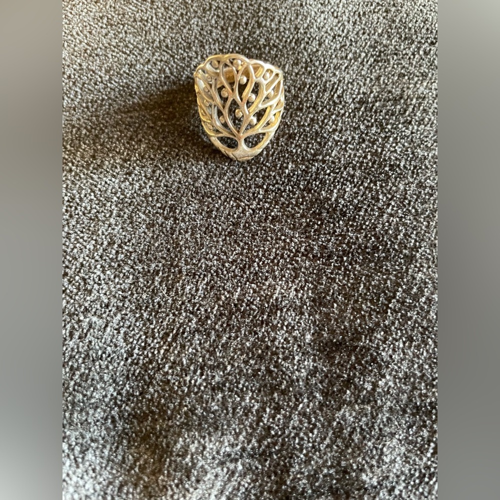 Silver tree of life Ring